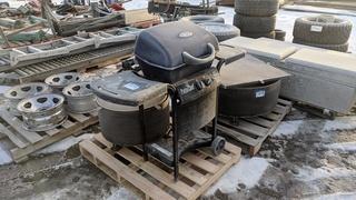 Custombuilt Cylinder Fire Pit & Patio Chef Propane BBQ