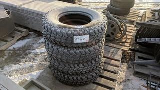 Lot of (4) Firestone LT215/85R16 Winter Tires