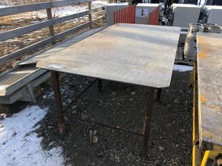 8'x4'x3' Metal Work Bench