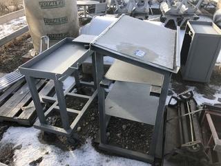 Drafting Table c/w Rolling Cart