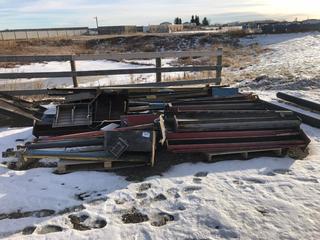 4 Post Automotive Vehicle Lift c/w Spare Parts