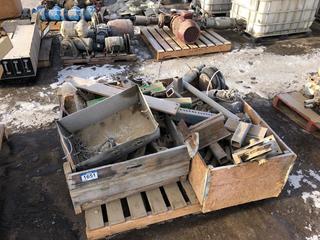Lot of Mix Seed Drill Tips, Air Bags, Etc.