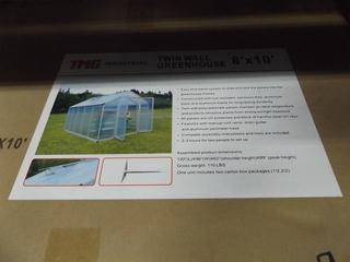Aluminum Greenhouse 8'x10' (2 Boxes)