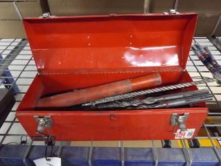 Tool Box c/w Assorted Hilti Drill Bits