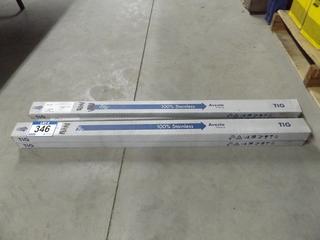 Lot of  (4) Boxes of Tig Rods 3/32" 2.4 mm