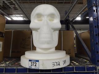 Skull Styrofoam Statue