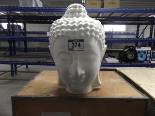 Buddha Styrofoam Face Statue