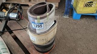 Lot of  (3) Bundles of Assorted Sanding Belts