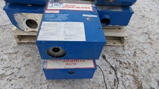 Lot of  (1) Elite CAL-50A 50K BTU Heater & (1) Elite CAL-20A 20 K BTU Garage Heater