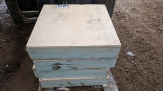 Lot of  (4) 21"x21"x4 1/2" Foam Panels
