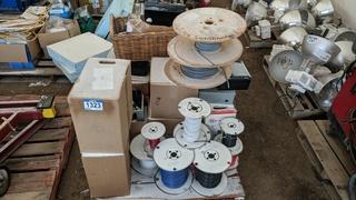 Quantity of Misc. Electrical Wire, Junction Boxes & Controllers