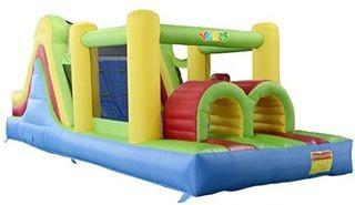 New Bouncy Castle Obstacle Course c/w Blower