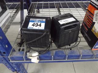 Lot of  (2) Airworks 1800W Electric Heaters
