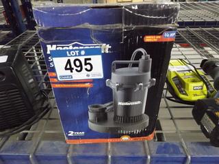Mastercraft 1/4 HP 2600 GPH Submersible Sump Pump