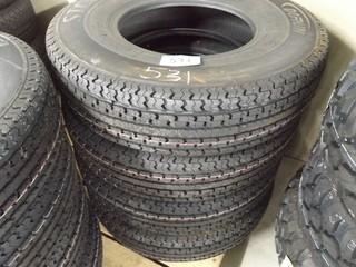 Lot of  (4) Durun ST235/85R16 Trailer Tires