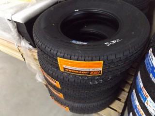 Lot of  (4) Joy Road ST235/80R16 Trailer Tires
