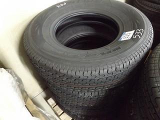 Lot of  (4) Joy Road ST235/80R16 Trailer Tires