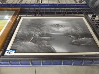 Framed Landscape Picture 41"x29"