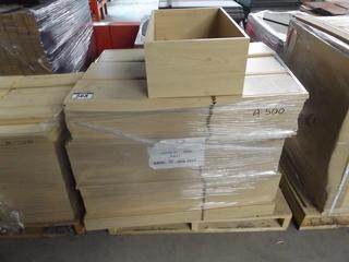 Quantity of Pre-Fab MDF Drawers 25"x9.5"