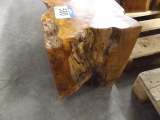 Teak Wood Stool Approx. 12"x12" x16"