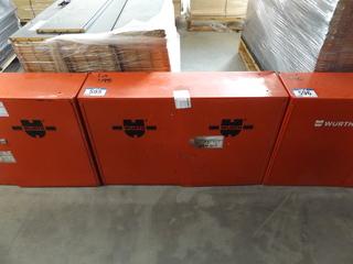Wurth Dual Door Parts Cabinet 34"x9"x22"