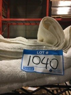 Calvin Klein-2 Bath Towels -White-As Is