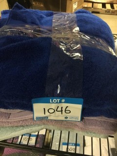 Ralph Lauren 3 Bath Towels-Blue/Lilac/Light Blue