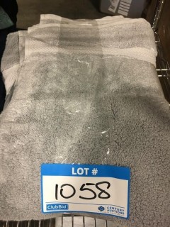 Hotel Collection 3 Hand Towels, 1 King Bath Towel-Light Grey