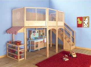 Guidecraft G97045 Loft Market Playhouse-Brich Plywood-84"W x 76"D x 84"H
