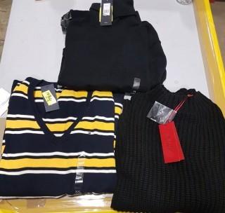 Tommy Hilfiger Sweater (XXL), Tommy Hilfiger Turtle Neck (M), Jennifer Lopez Sweater (XXL)