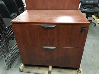 2 Drawer Lateral Filing Cabinet 35"x 22"x 29"
