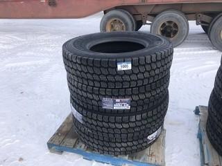 Lot of (4) NT 769S 11R22.5 Tires.