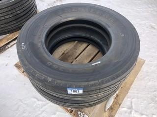 Lot of (2) NT366 11R24.5 Steering Tires