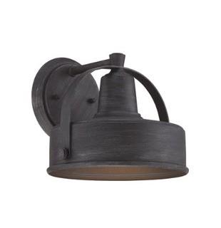 Designers Fountain 33121-WP Portland 1 Light 8 inch Weathered Pewter Outdoor Wall Lantern