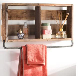 Mistana Natashia Barnwood Plank Wall Shelf (MTNA4454)