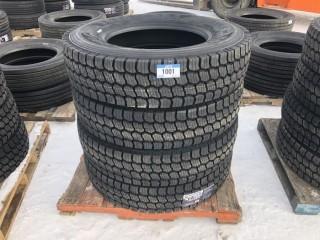 Lot of (4) NT 769S 11R24.5 Tires Control # 7652