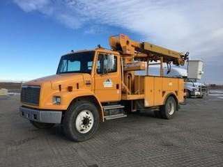 2001 Freightliner FL80 S/A  Auger Truck c/w 5.9 L Diesel, Auto, Commander Terex Telelect XL 4045. Showing 31552 Kms & 3380 Hours.
S/N 1FVABXBV31HJ27137