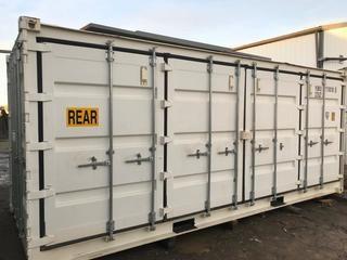 20' Multi Door Storage Container 
S/N YUKU 2710105