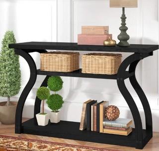 Andover Mills Clementine Console Table (ANDO1936)-Black