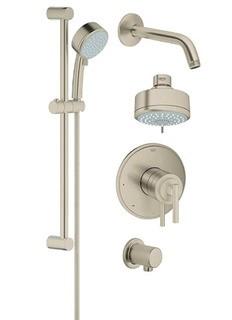 Grohe GrohFlex Pressure Balance Shower Faucet with Valve (GRH4996_13664773)-Brushed Nickel 