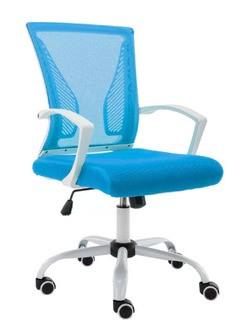 Symple Stuff Bluxome Mesh Office Chair (VDCN2096_24740596)-White/Blue