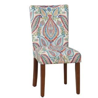 Mistana Giana Paisley Upholstered Parsons Chair (MITN2716)