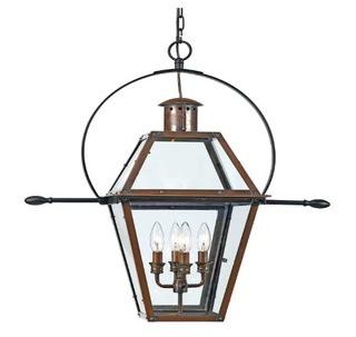 Laurel Foundry Modern Farmhouse Lois 4-Light Outdoor Hanging Lantern (LRFY4743)