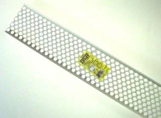 GenovaProducts White Gutter Guard (YKT1045) 4PC-0.5'' H x 5'' W x 60'' D Each