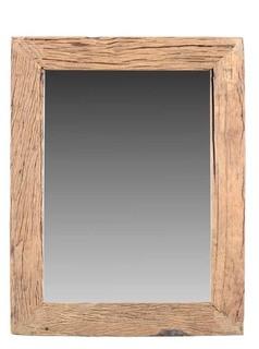 Union Rustic Natural Reclaimed Accent Wall Mirror (UNRS1458_21603560)-28x36"