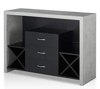 Latitude Run-Loganville Contemporary Server-Black