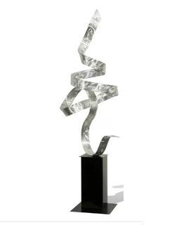Orren Ellis Perfect Moment Sculpture (OREL2245_21769445)-Silver-48'' H x 17'' W x 14'' D