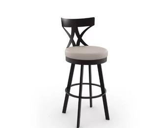 Wade Logan Leechburg 26 Swivel Bar Stool (WDLN2373_23591658_25657967)-Darn Brown/Beige