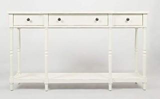 Jofran: 1630-60, Stately Home, 60" Console, 60"W X 14"D X 34"H, Antique White Finish