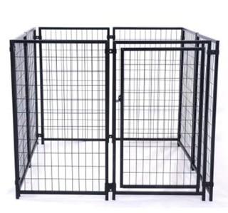 Aleko-5'x5'x4' Dog Kennel Heavy Duty Pet Playpen Dog Exercise Pen Cat Fence, Run for Chicken Coop, Hens House